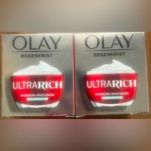 2 packs of Olay Regenerist ultra rich hydrating moisturizer